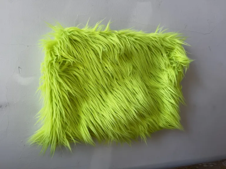 Animatronic Zoomorphic Assemblage — sculpture; of an animal; in faux fur; green tones