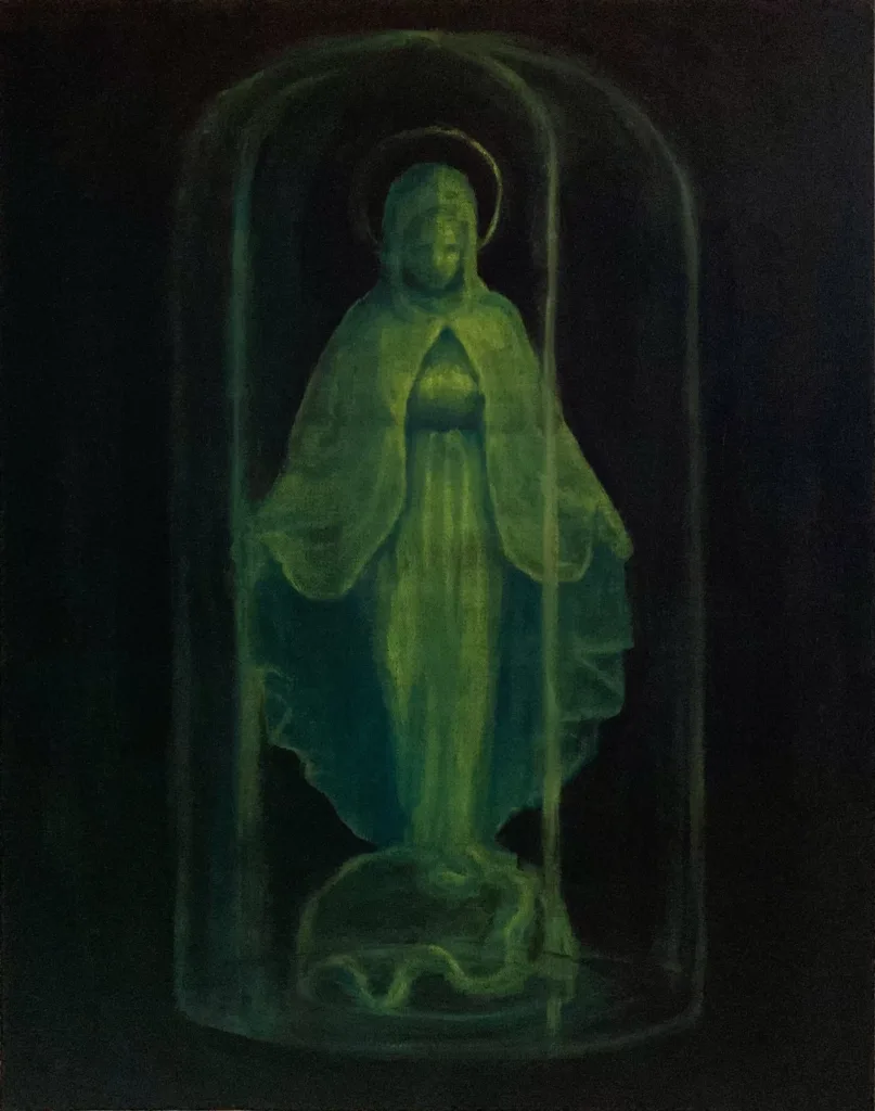 Mater Dei In Translucent Uranium Green