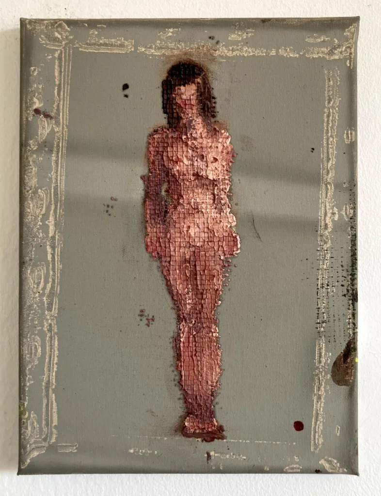 Physical Pixel Tactile Nude Female Figure