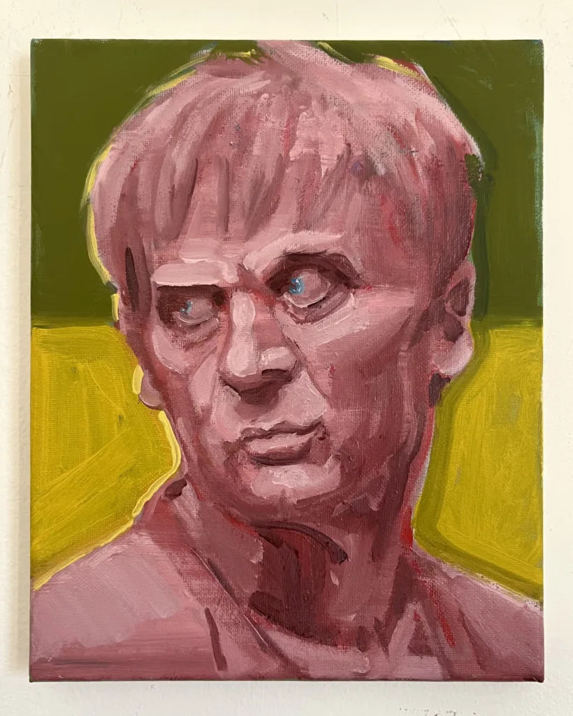 Portrait Of Klaus Kinski In Pink