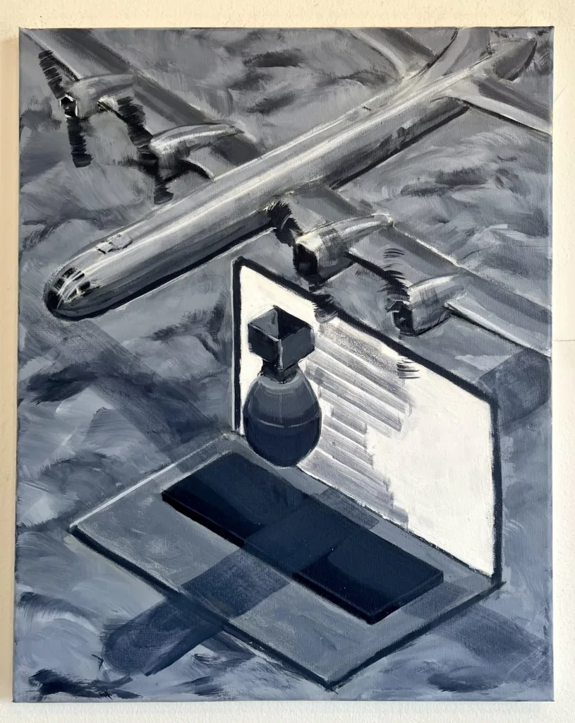 Trinity Airplane Computer Atom Bomb