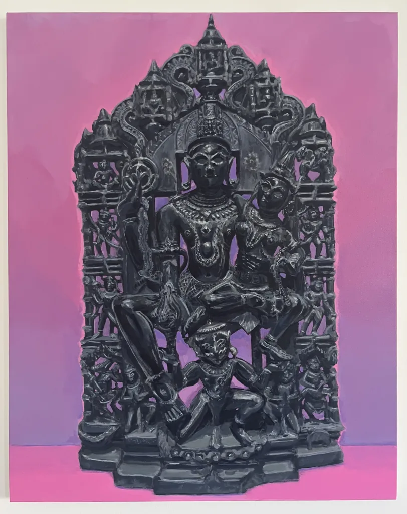 Vishnu, Lakshmi, and Garuda Statue
